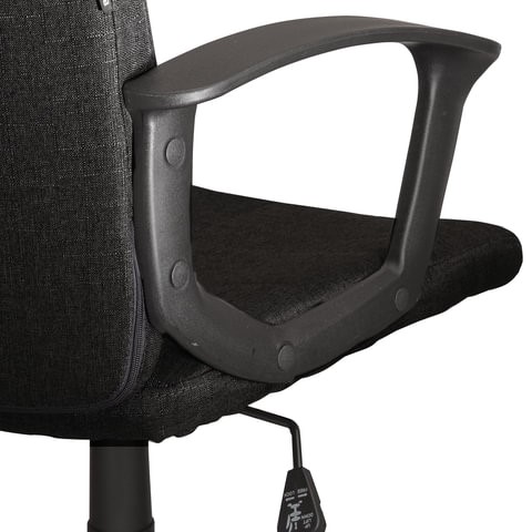 Кресло офисное Brabix Focus EX-518 (ткань, черное) 531575 в Магадане - изображение 3