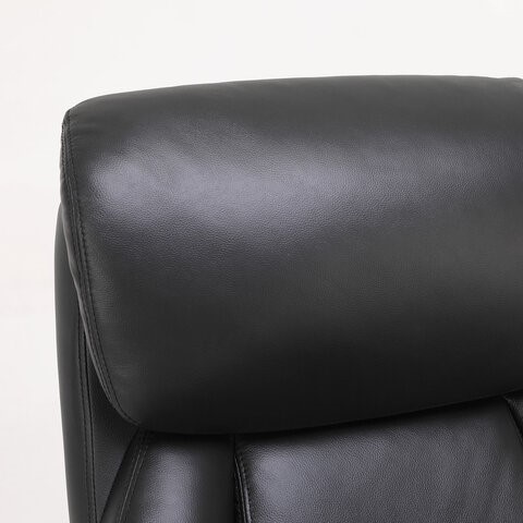 Кресло офисное Brabix Premium Pride HD-100 (натуральная кожа, черное) в Магадане - изображение 4