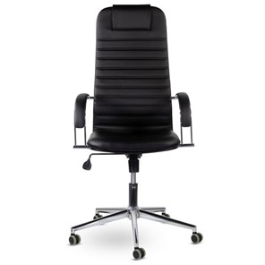 Кресло Brabix Premium Pilot EX-610 CH (хром, кожзам, черное) в Магадане - предосмотр 2