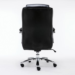 Кресло компьютерное Brabix Premium Status HD-003 (рециклированная кожа, хром, черное) в Магадане - предосмотр 3
