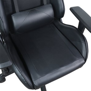 Кресло офисное Brabix GT Carbon GM-115 (две подушки, экокожа, черное) в Магадане - предосмотр 7