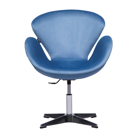 Компьютерное кресло Беннет-2, Микровелюр голубой в Магадане - изображение 1