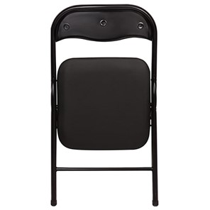 Офисный стул складной Brabix Golf CF-007 (черный каркас, кожзам черный) в Магадане - предосмотр 3