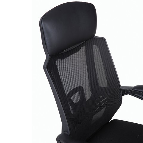 Компьютерное кресло Brabix Nexus ER-401 (с подлокотниками, черное) 531835 в Магадане - изображение 7