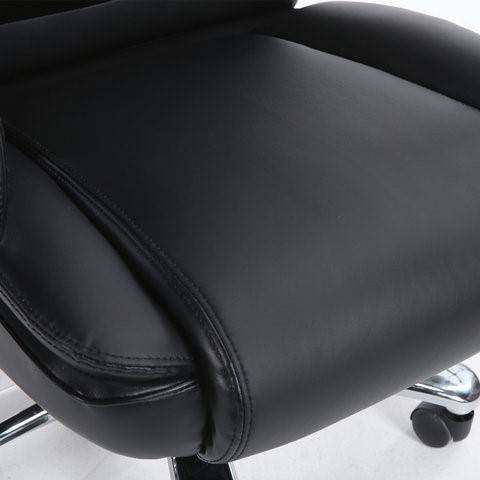 Офисное кресло Brabix Premium Advance EX-575 (хром, экокожа, черное) 531825 в Магадане - изображение 7