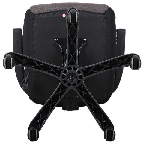 Компьютерное кресло Brabix Techno GM-002 (ткань, черное/серое, вставки белые) в Магадане - изображение 4