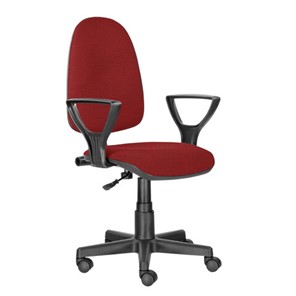 Компьютерное кресло Brabix Prestige Ergo MG-311 (регулируемая эргономичная спинка, ткань, красное) 532424 в Магадане - предосмотр 2