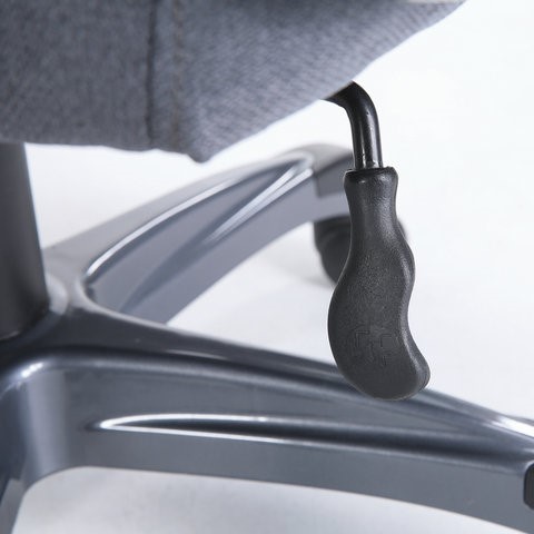 Кресло офисное Brabix Premium Solid HD-005 (ткань, серое) 531823 в Магадане - изображение 11