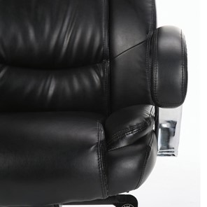 Кресло Brabix Premium Direct EX-580 (хром, рециклированная кожа, черное) в Магадане - предосмотр 14