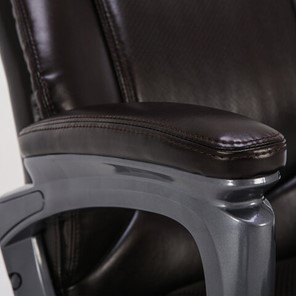 Офисное кресло Brabix Premium Favorite EX-577 (пружинный блок, рециклир. кожа, коричневое) 531936 в Магадане - предосмотр 10