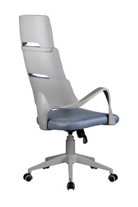 Кресло компьютерное Riva Chair SAKURA (Альпийское озеро/серый) в Магадане - предосмотр 3