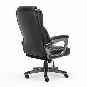 Офисное кресло Brabix Premium Favorite EX-577 (пружинный блок, рециклированная кожа, черное) 531934 в Магадане - предосмотр 3