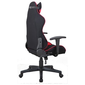 Офисное кресло Brabix GT Racer GM-100 (подушка, ткань, черное/красное) 531820 в Магадане - предосмотр 4