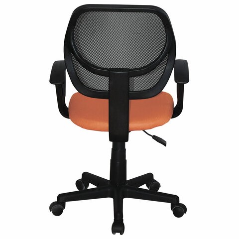 Компьютерное кресло Brabix Flip MG-305 (ткань TW, оранжевое/черное) в Магадане - изображение 3