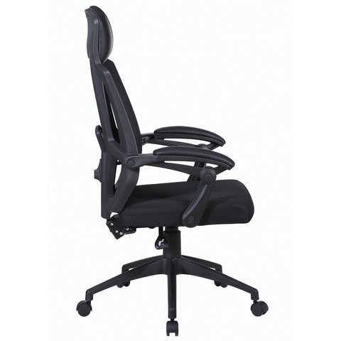 Компьютерное кресло Brabix Nexus ER-401 (с подлокотниками, черное) 531835 в Магадане - изображение 1