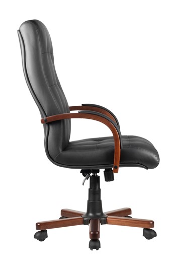 Кресло компьютерное RCH WOOD M 165 A (Черный) в Магадане - изображение 2