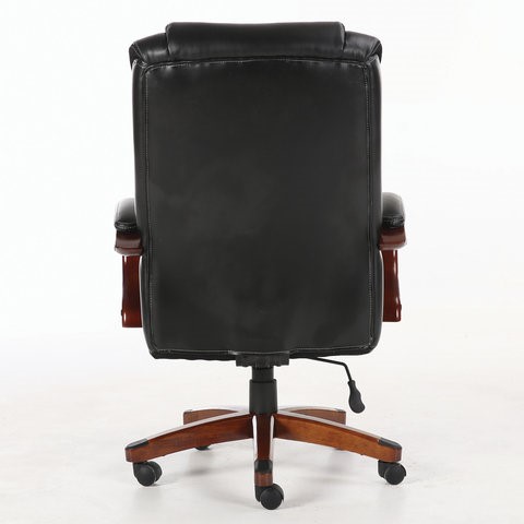 Кресло компьютерное Brabix Premium Magnum EX-701 (дерево, рециклированная кожа, черное) 531827 в Магадане - изображение 3