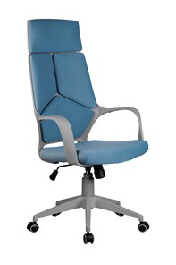 Кресло компьютерное Riva Chair 8989 (Синий/серый) в Магадане