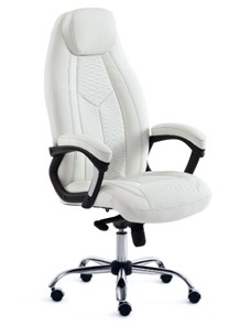 Офисное кресло BOSS Lux, кож/зам, белый, арт.15307 в Магадане - предосмотр