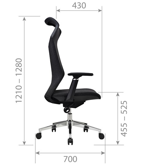 Офисное кресло CHAIRMAN 583 ткань светло-серая в Магадане - изображение 3
