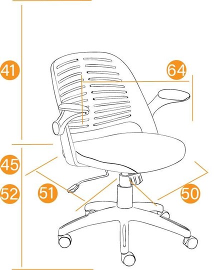 Компьютерное кресло JOY ткань, зеленый, арт.11998 в Магадане - изображение 12