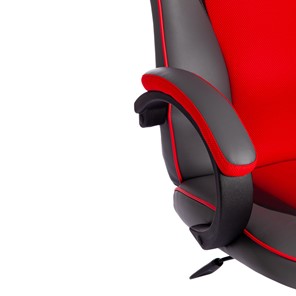 Кресло компьютерное RACER GT new кож/зам/ткань, металлик/красный, арт.13249 в Магадане - предосмотр 10