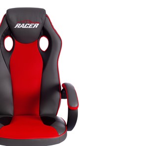 Кресло компьютерное RACER GT new кож/зам/ткань, металлик/красный, арт.13249 в Магадане - предосмотр 6