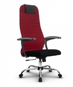 Офисное кресло SU-BU158-10  CH красный/черный в Магадане