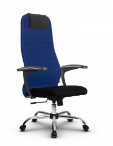 Компьютерное кресло SU-BU158-10  CH синий/черный в Магадане