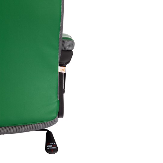 Кресло TRENDY (22) кож/зам/ткань, зеленый/серый, арт.19519 в Магадане - изображение 12