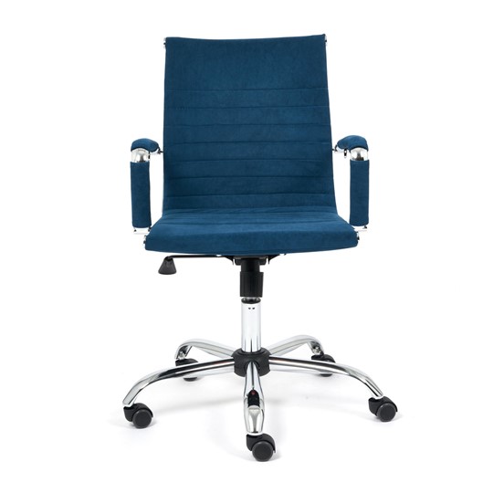 Компьютерное кресло URBAN-LOW флок, синий, арт.14448 в Магадане - изображение 1