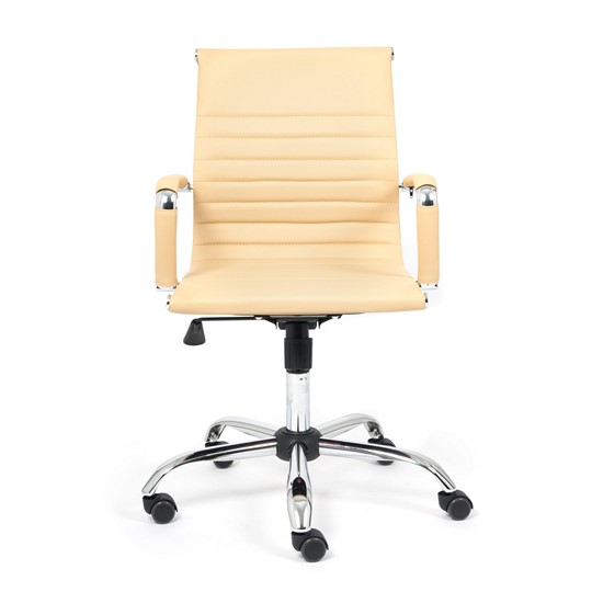 Компьютерное кресло URBAN-LOW кож/зам, бежевый, арт.14452 в Магадане - изображение 1