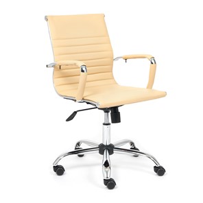 Компьютерное кресло URBAN-LOW кож/зам, бежевый, арт.14452 в Магадане