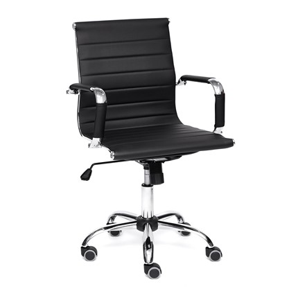 Кресло URBAN-LOW кож/зам, черный, арт.14460 в Магадане - изображение
