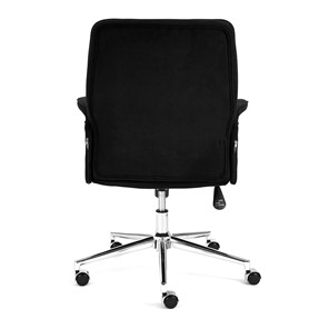 Компьютерное кресло YORK флок, черный, арт.13559 в Магадане - предосмотр 4