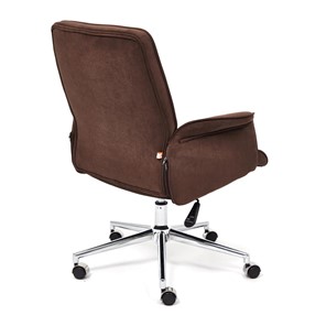 Компьютерное кресло YORK флок, коричневый, арт.13860 в Магадане - предосмотр 3