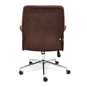 Компьютерное кресло YORK флок, коричневый, арт.13860 в Магадане - предосмотр 4