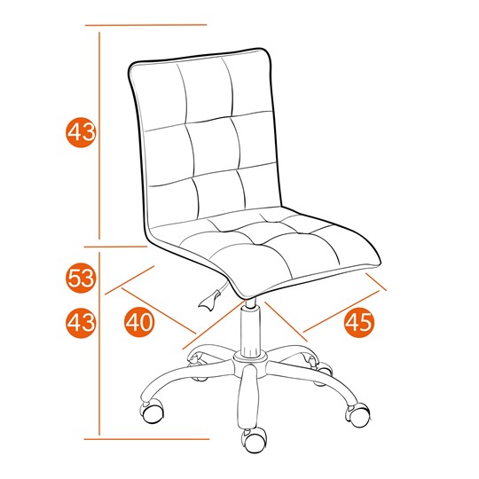 Кресло компьютерное ZERO кож/зам, белый, арт.12625 в Магадане - изображение 11