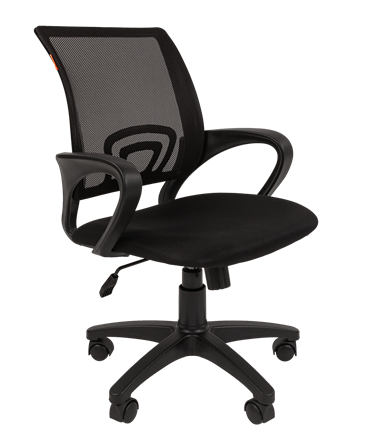 Кресло CHAIRMAN 696 black Сетчатый акрил DW62 черный в Магадане - изображение