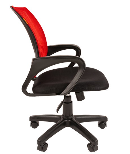 Компьютерное кресло CHAIRMAN 696 black Сетчатый акрил DW69 красный в Магадане - изображение 1