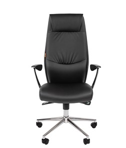 Офисное кресло CHAIRMAN Vista Экокожа премиум черная в Магадане - предосмотр 5
