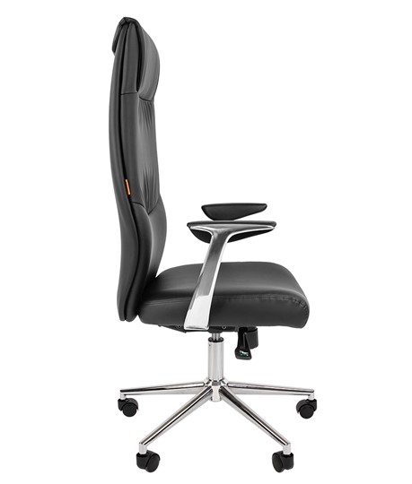 Офисное кресло CHAIRMAN Vista Экокожа премиум черная в Магадане - изображение 4