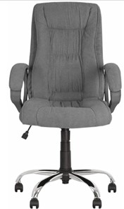 Кресло для офиса ELLY (CHR68) ткань SORO-93, серая в Магадане
