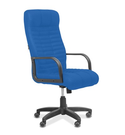 Кресло для руководителя Атлант, ткань TW / синяя в Магадане - изображение