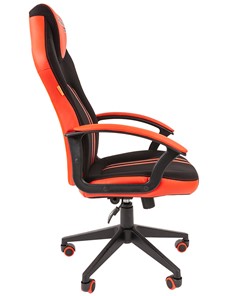 Кресло игровое CHAIRMAN GAME 26  Экокожа - Ткань стандарт. Черный/красный в Магадане - предосмотр 3