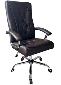 Кресло офисное С 22  коричневый в Магадане - предосмотр 1