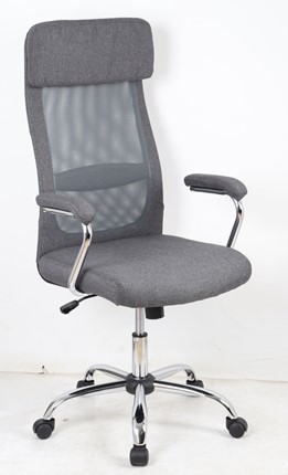 Кресло компьютерное VASSA  серый в Магадане - изображение