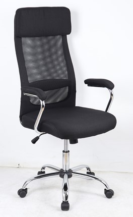 Кресло компьютерное VASSA BLACK (чёрный) в Магадане - изображение