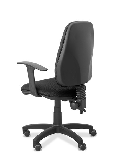 Кресло для персонала Эльза Т, ткань TW / черная в Магадане - изображение 1