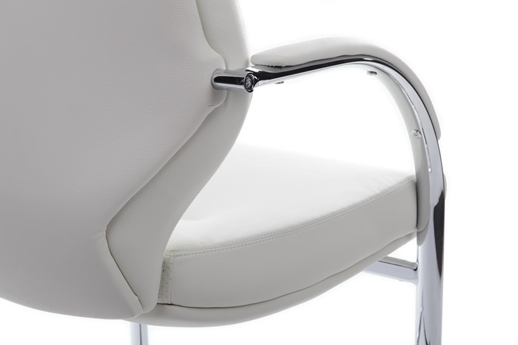 Кресло для офиса Alonzo-CF (С1711), белый в Магадане - изображение 5